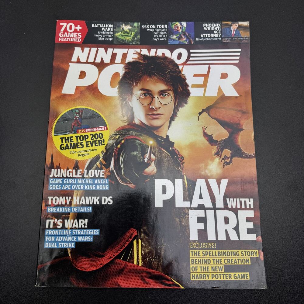 Nintendo Power Magazine #196 October 2005 Harry Potter King Kong Hulk